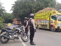 Gelar KRYD, Tim Samapta Polres Lamteng Menyisir Ruas Jalinteng Sumatera
