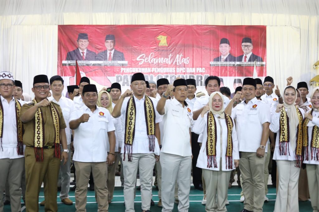 Gerindra Lamteng Target 11 Kursi di Legislatif dan 60 Persen Untuk Prabowo di Pilpres 2024