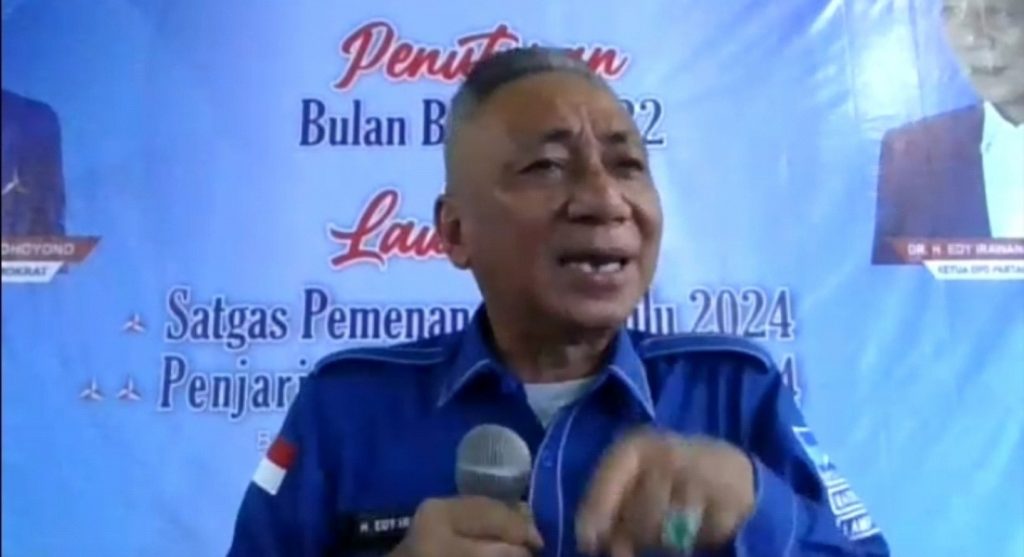 Tutup Bulan Bakti ke-22, DPD Partai Demokrat Lampung Launching Satgas Pemilu 2024