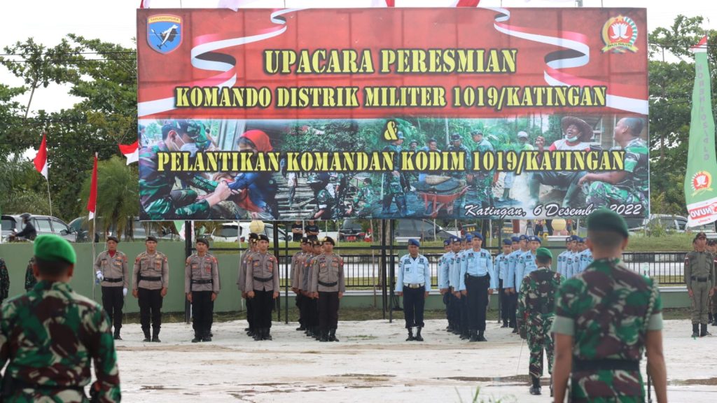 Kapolda Kalteng Hadiri Peresmian Kodim Katingan