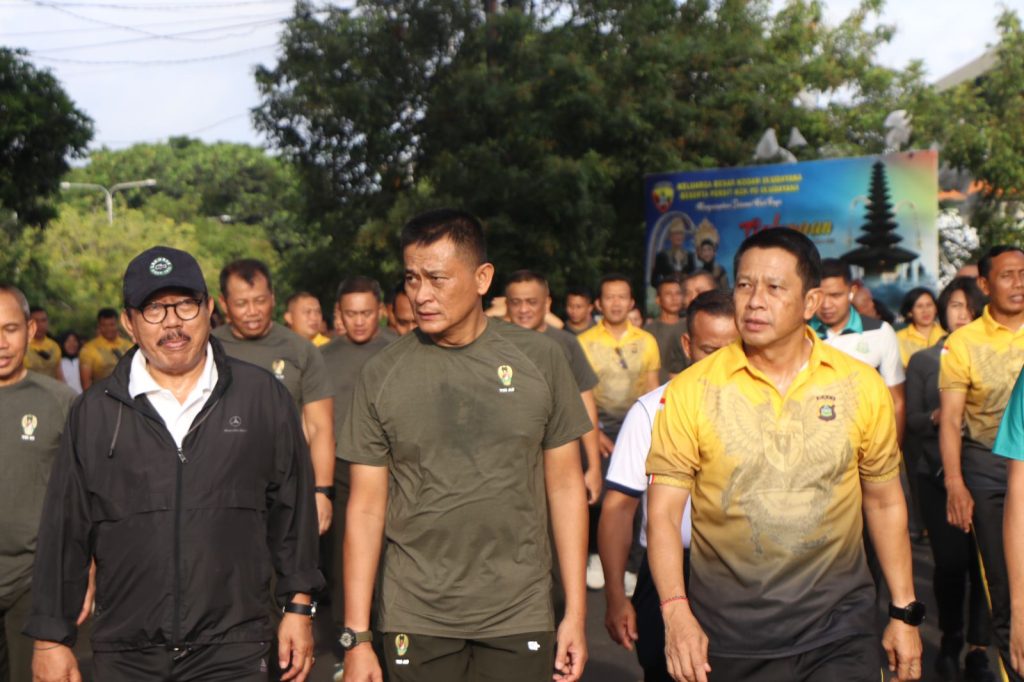 Kodam IX/Udayana Melaksanakan Giat Sehat Bersama Polda Bali