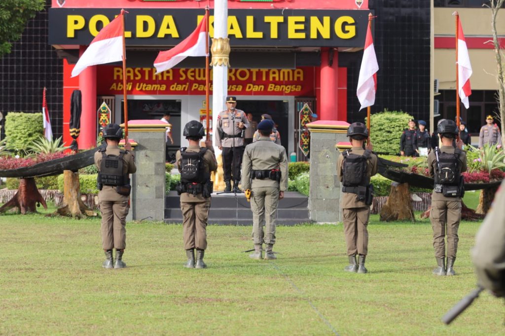 Tergabung Satgas Amole 2023, 1 Kompi Brimob Kalteng ke Papua