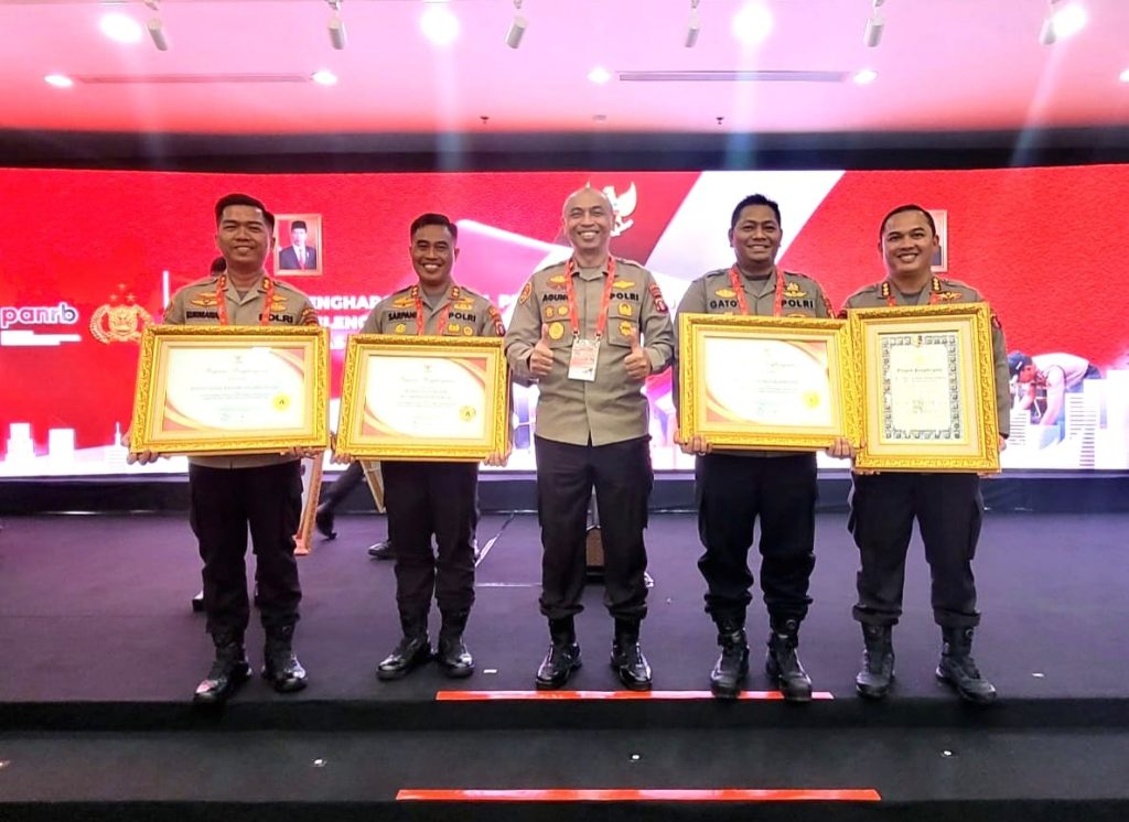 4 Satker Jajaran Polda Kalteng Raih Penghargaan Kemenpan RB