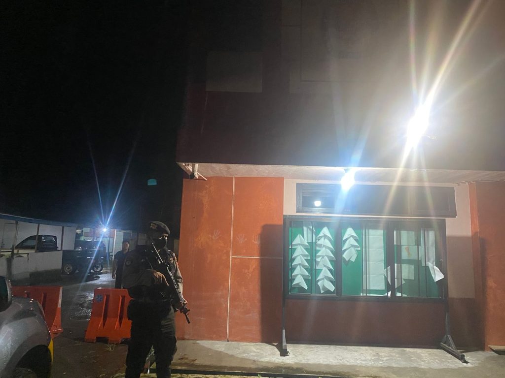 Patroli Satsamapta Polresta Palangka Raya Sambangi Kantor KPU Kota
