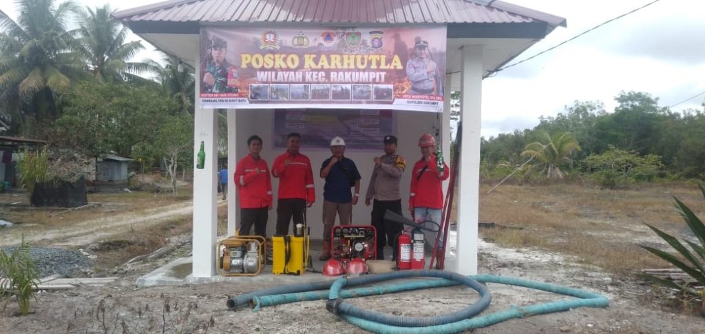 Polsek Rakumpit Ajak Tim Manggala Agni Berikan Sosialisasi Cegah Karhutla