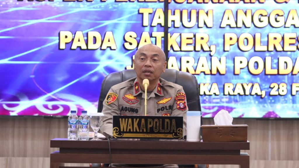 Wujudkan Polri Presisi, Polda Kalteng Gelar Taklimat Awal Audit Kinerja Tahap I 2023