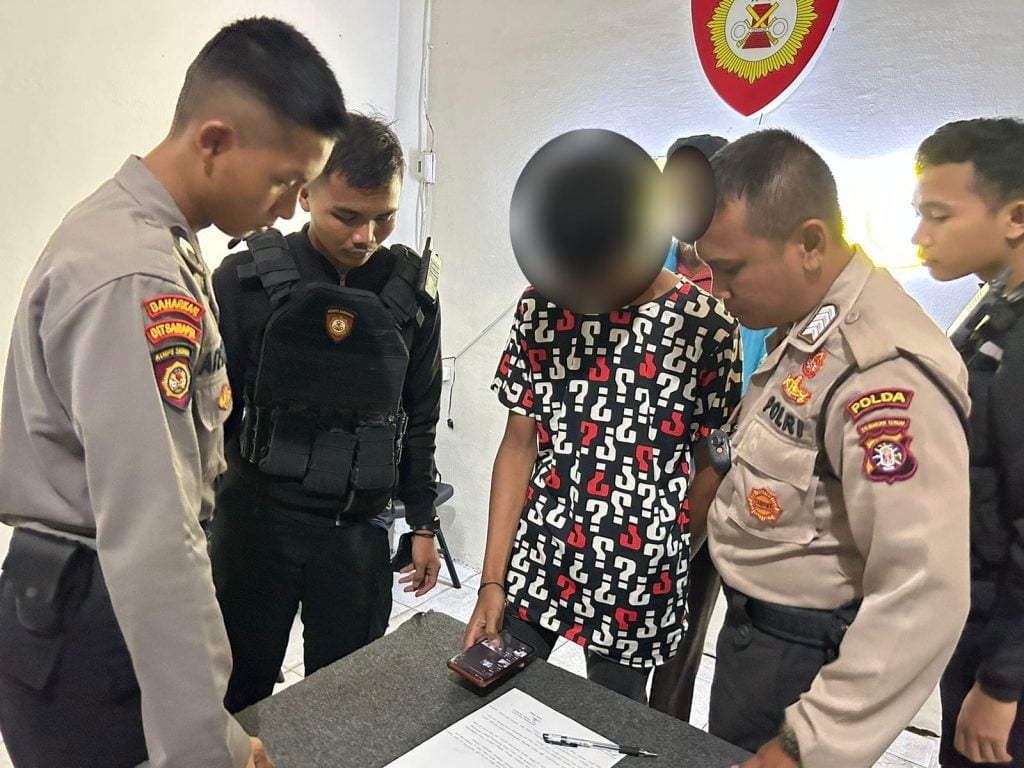 Lagi Asik Pesta Lem Fox, 5 ABG Palangka Raya Diciduk!!