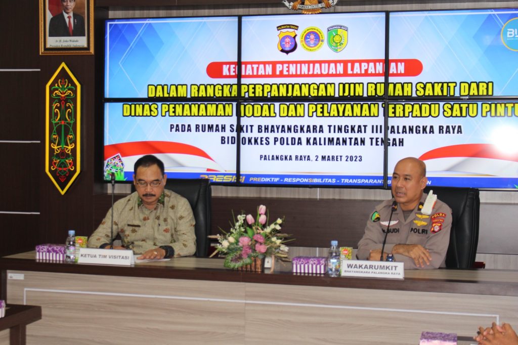 Perpanjang Izin Operasional, Tim Visitasi Dan Perizinan Tinjau Rumkit Bhayangkara