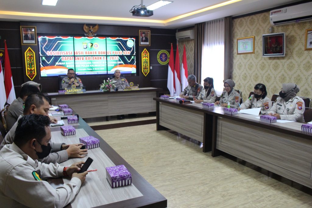 Bahas Hasil Raker Dokkes Polri T.A. 2023, Kumkit Bhayangkara Gelar Rapat Anev Kinerja