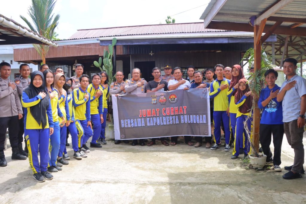 Juma’t Curhat di Tanjung Palas Utara, Kapolresta Bulungan Kombes Pol Agung Nugraha Bicara Soal Pendaftaran Bintara Polri