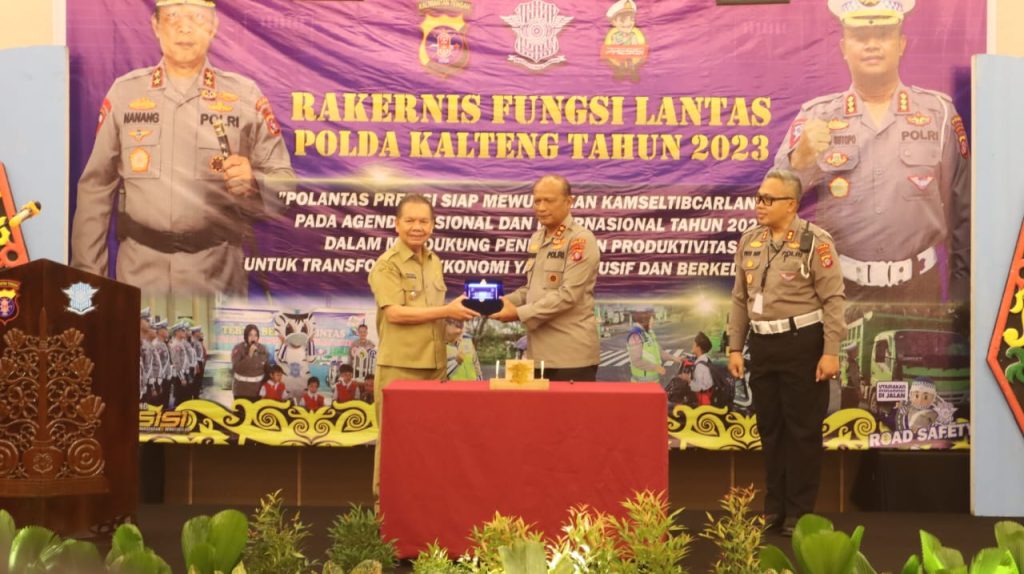 Menuju Polantas Presisi, Kapolda Kalteng Buka Rakernis Fungsi Lalu Lintas 2023.