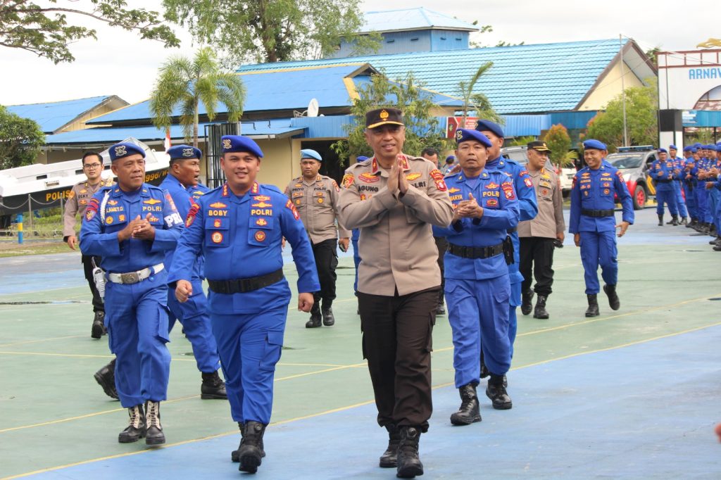 Wakpolda Kalteng Tekankan Personel Ditpolairud Jangan Ada Yang Melanggar Disiplin