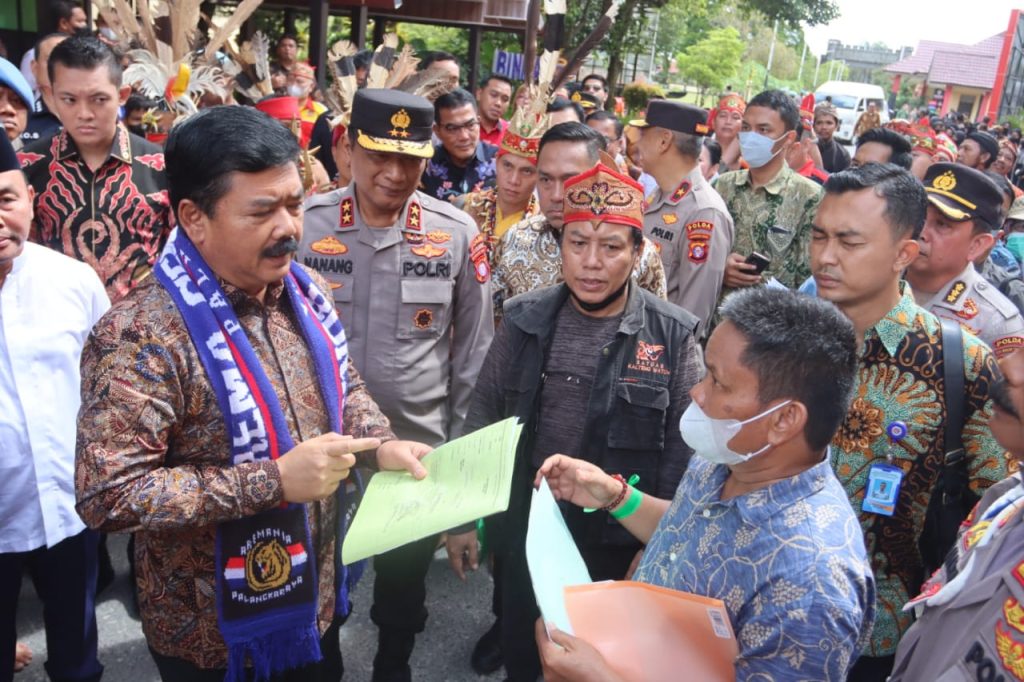 Berhasil Ungkap Kasus Mafia Tanah, Menteri ATR/BPN Apresiasi Kinerja Polda Kalteng
