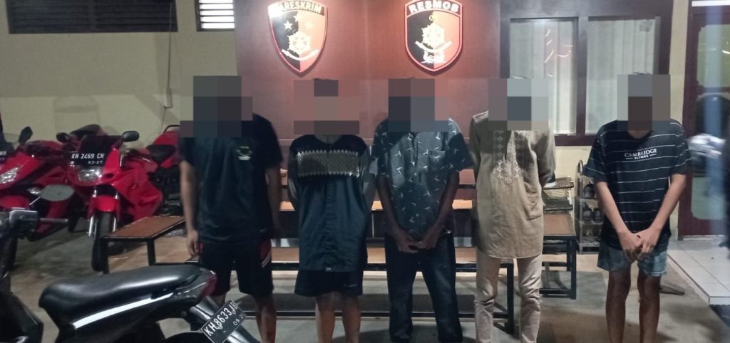 Hendak Melakukan Tawuran, 4 Remaja di Tangkap Polisi