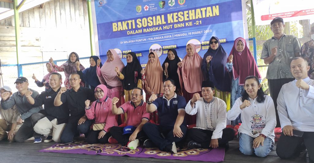 Gelar Baksos Kesehatan Kampung Bersinar, BNNP Kalteng Siapkan 1000 Paket Sembako, Sunatan Masal, Hingga Donor Darah