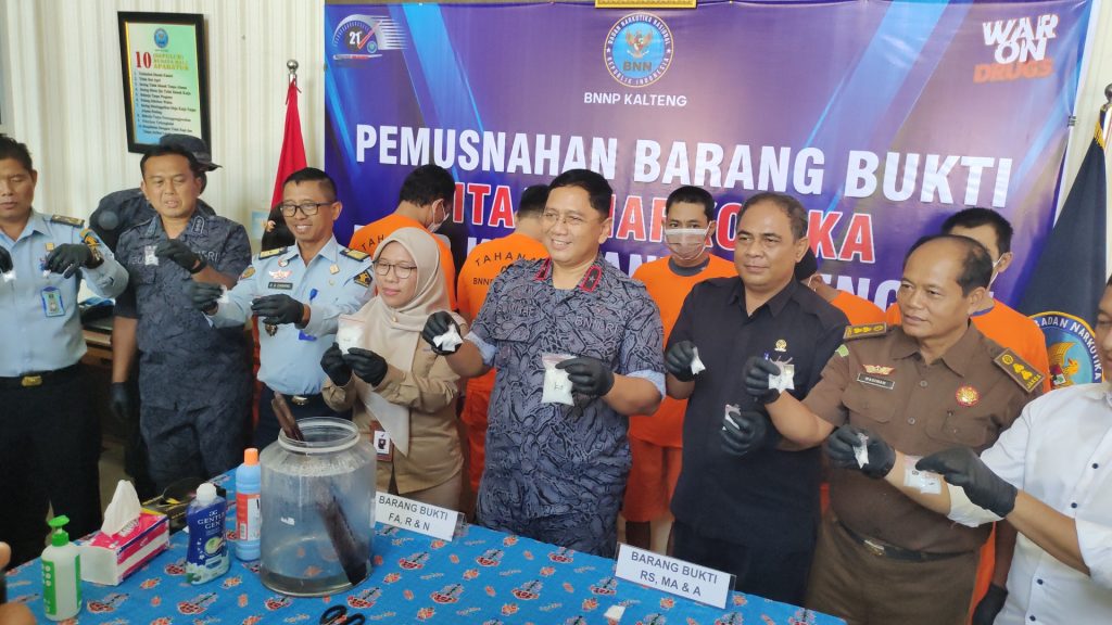 Mantap! BNNP Kalteng Kembali Bongkar Jaringan Narkoba Yang Dikendalikan Dari Dalam Lapas