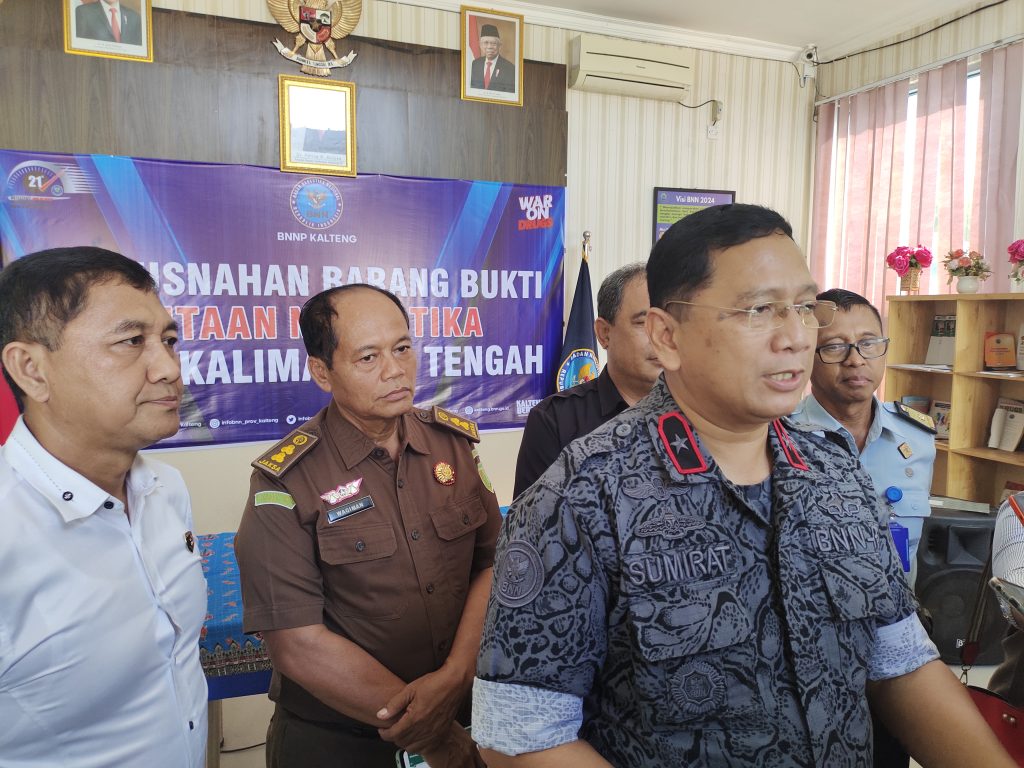 Gagalkan Peredaran Narkoba Lintas Provinsi, BNNP Kalteng Amankan 40 Paket Sabu