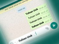 Cara Bikin Tulisan Keren di WhatsApp selain Tebal, Miring dan Dicoret