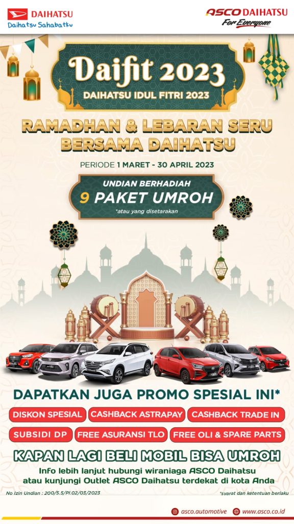 Bukber di Showroom Event Asco Daihatsu Bekasi Yuk, ada Merchandise dan Tiket Umroh Gratis, Catat Ini Tempat dan Tanggalnya…