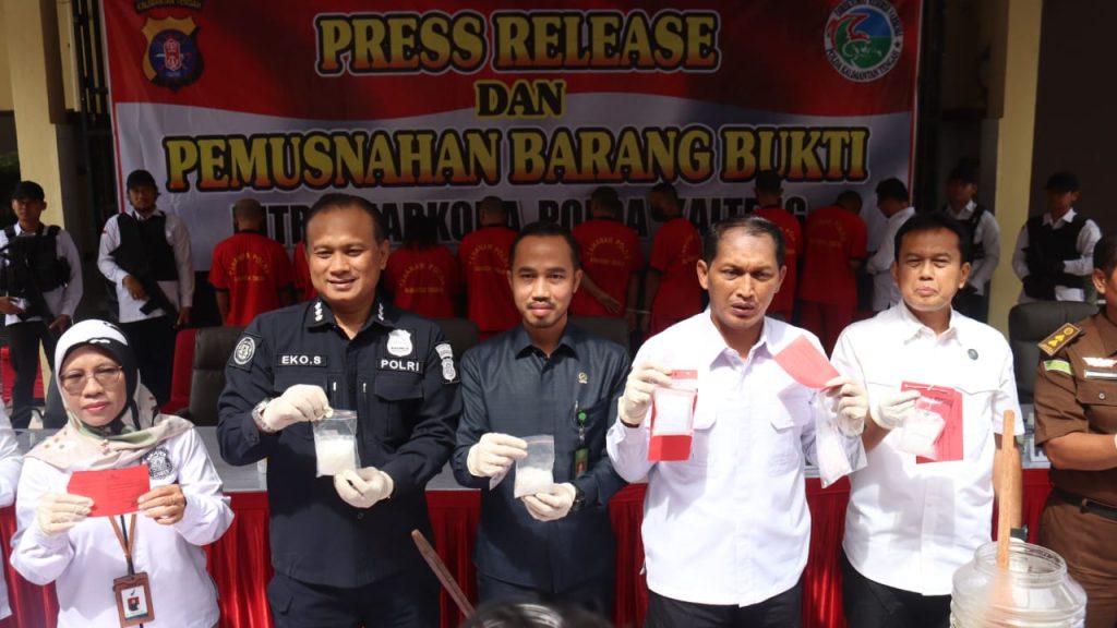 Polda Kalteng Ungkap 215 Kasus Peredaran Narkoba