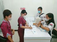 BNNP Kalteng Sambangi Bandara Tjilik Riwut Melakukan Tes Urine Bagi Semua Awak Pesawat