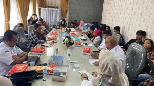 Ramah tamah BPPRD Palangka raya dengan insan pers