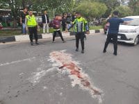 TKP Tabrakan Maut Motor Vs Pickup di RTA Milono.