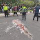 TKP Tabrakan Maut Motor Vs Pickup di RTA Milono.