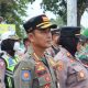 Kasatpol PP Palangka Raya, Berlianto saat mengikuti apel pengamanan Natal 2023