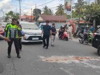 Lokasi Kejadian Kecelakaan Hingga Seorang Remaja Tewas Ditempat