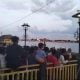 Masyarakat Kota Kuala Kapuas saat menikmati Hiburan di Pelabuhan KP3 dalam Acara Festival Kota Air