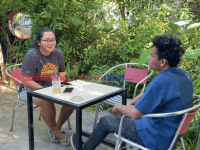 Korban dugaan pemukulan oleh oknum caleg di palangka raya /foto:narasikalteng.