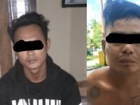 Dua Pelaku Pembacokan di Kapuas.