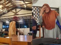 Pengemis di Kota Palangka Raya.