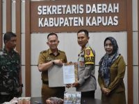 Pemkab Kapuas Bersama TNI Polri Siap Sukseskan Pemilu 2024