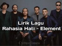 Lirik Lagu Rahasia Hati - Element