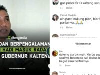 Supian Hadi Banjir Dukungan Warganet Maju Pilgub Kalteng