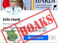 [HOAKS] Akun Facebook Atas Nama Pj Bupati Kapuas Erlin Hardi