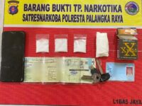 Simpan 3 Paket Diduga Sabu, Pemuda di Palangka Raya Ditangkap Polisi