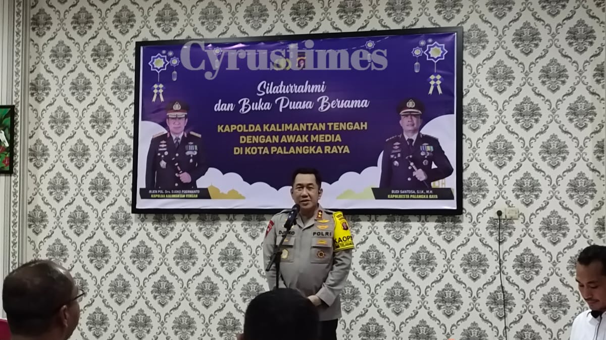 [Video] Kapolda Kalteng Buka Puasa Bersama Insan Pers