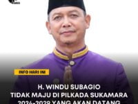 Windu Subagio Dikabarkan Tak Maju Calon Bupati Sukamara 2024