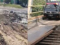 Jalan dan Jembatan Rusak, Karang Taruna Gunung Mas Ancam Tutup Jalan