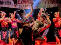 Festival Seni Budaya Tingang Menteng Panunjung Tarung di Kapuas Berlangsung Meriah