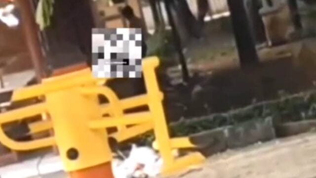 Viral Pasangan Diduga Gay Asyik Mesum di Alun-alun Kota Serang, Pelaku Diburu Polisi