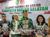 Pj Bupati Barito Selatan Perkenalkan Nanas Parigi Hingga Potensi Pariwisata Melalui Kalteng Expo 2024