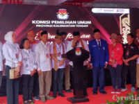 Paslon Agustiar - Edy Daftar ke KPU Kalteng, Siap Lanjutkan Kalteng Berkah