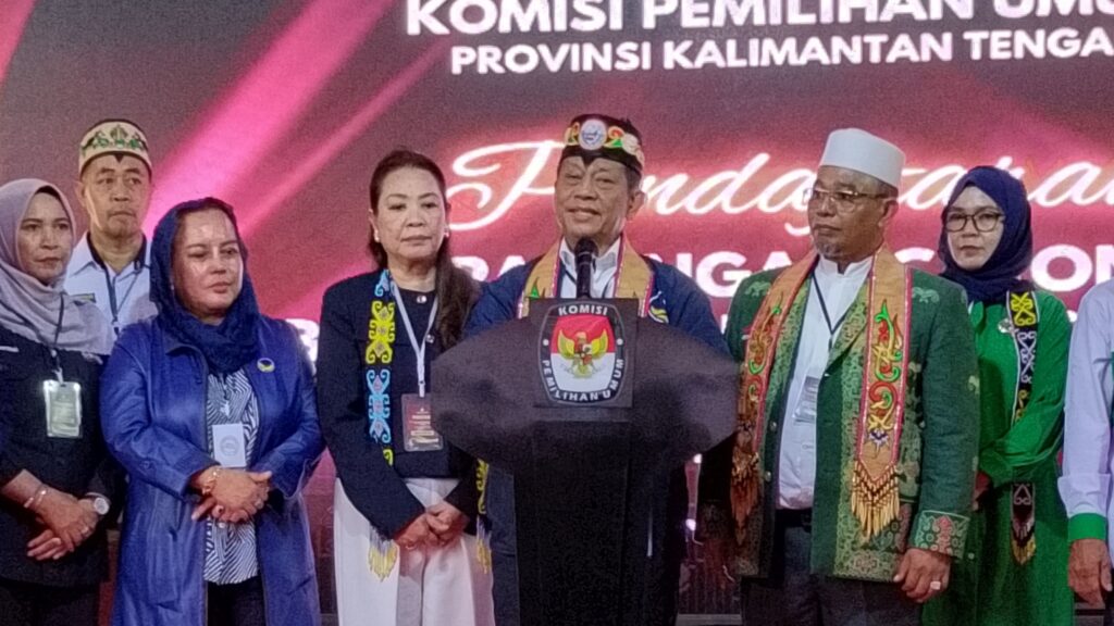 Willy M Yoseph – Habib Ismail Mendaftar Cagub Cawagub di KPU Kalteng