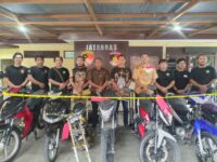 Resahkan Warga, 10 Pelaku Curanmor di Palangka Raya Diringkus Polisi