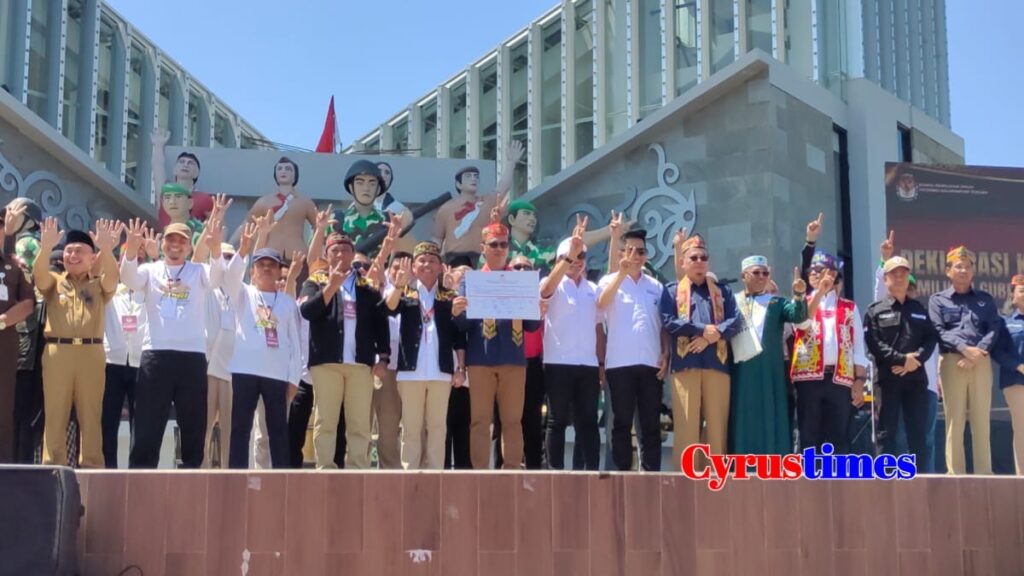 Deklarasi Kampanye Damai Sambut Pilkada 2024 di Kalteng