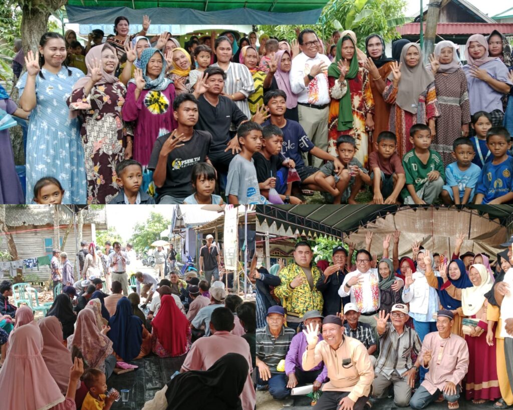 Kampanye Dialogis Ditiga Desa, Erlin Hardi Serap Aspirasi Soal Perbaikan Jalan dan Jembatan